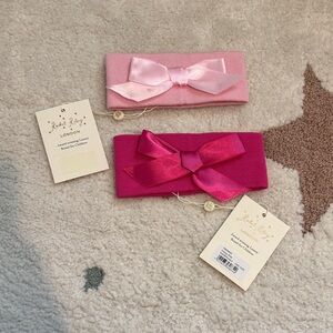 Rachel Riley Pink Bow Headband Duo (Light Pink & Fuchsia)- Eloise collab